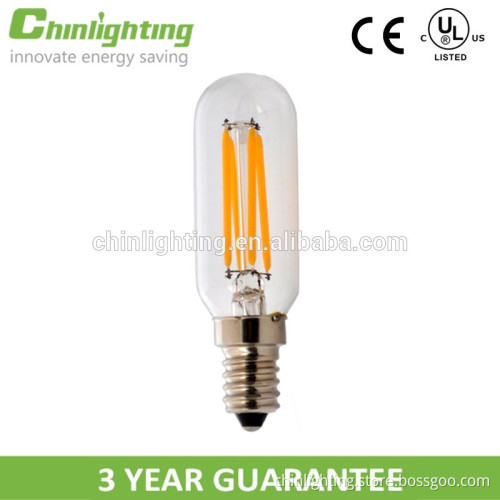 LED filament T25 e12 e14 2.5w led lamp with 3 year warranty
